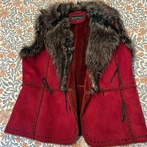 Regency Park Faux Suede Vest